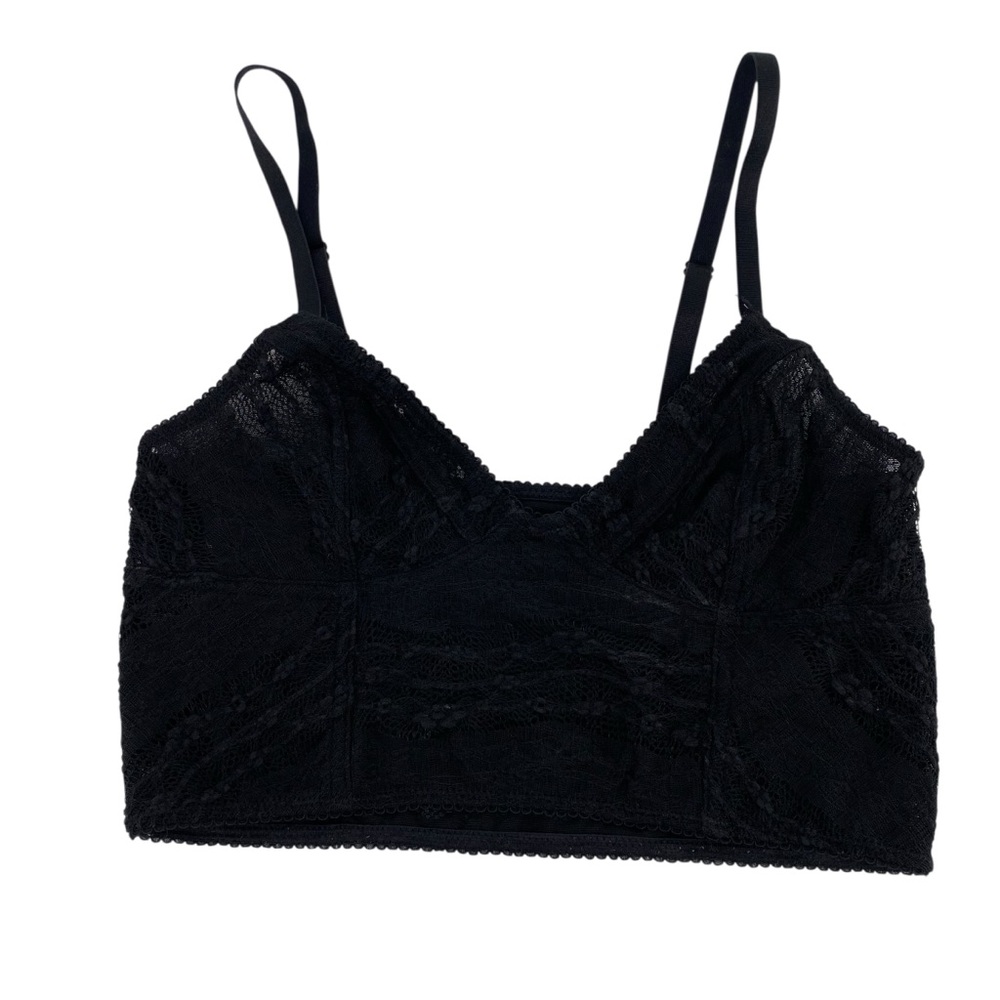 Intimately Free People Black Lace Bralette Women's Size XS